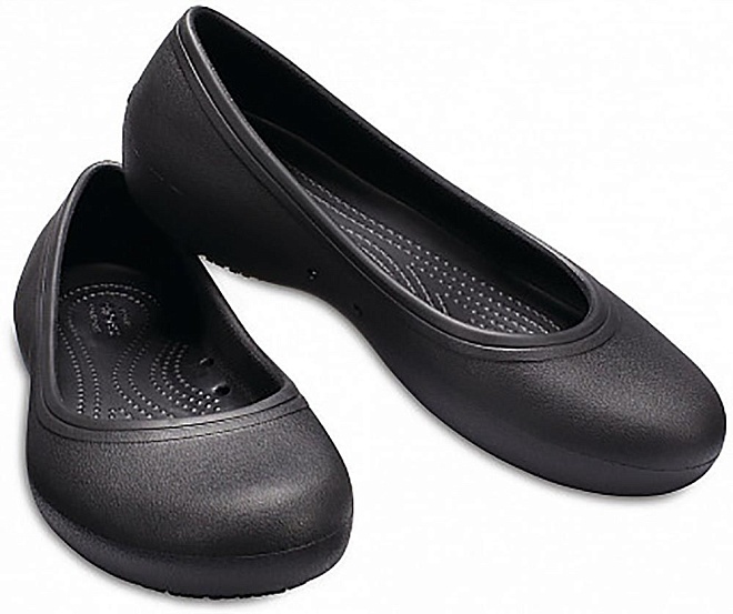 CROCS Сабо Эт Ворк Флэт В Блэк 205074-001
